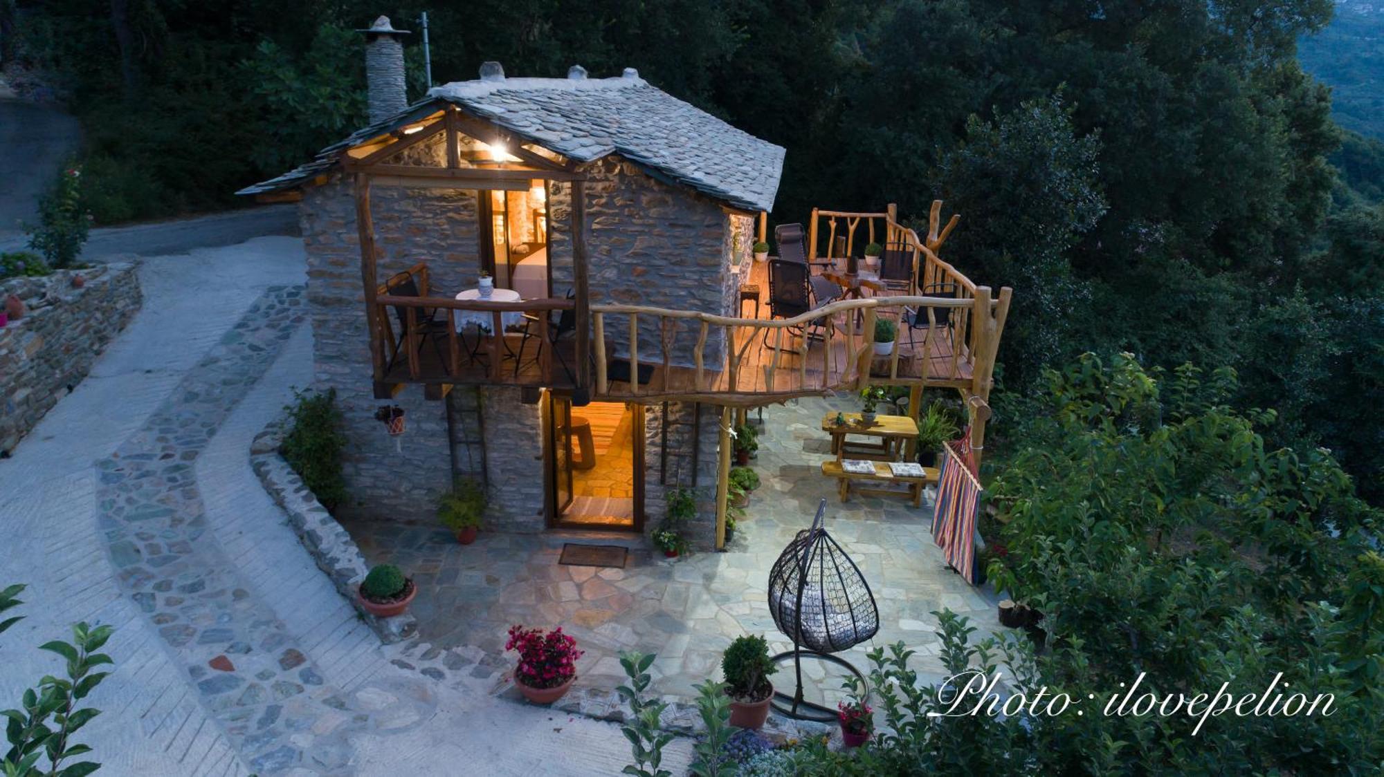 Aristoteli'S Stone House Makrirrakhi Exterior photo