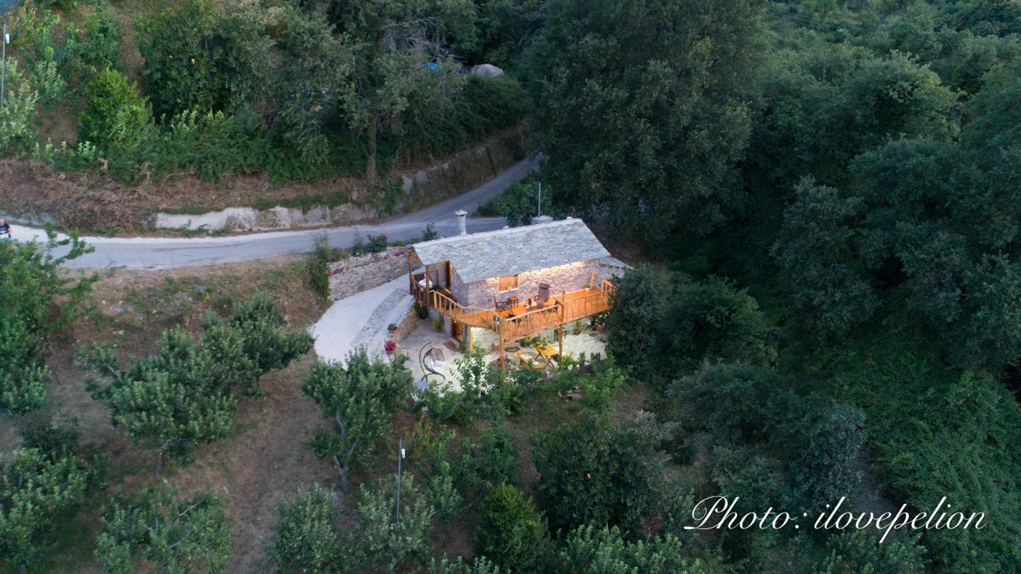 Aristoteli'S Stone House Makrirrakhi Exterior photo