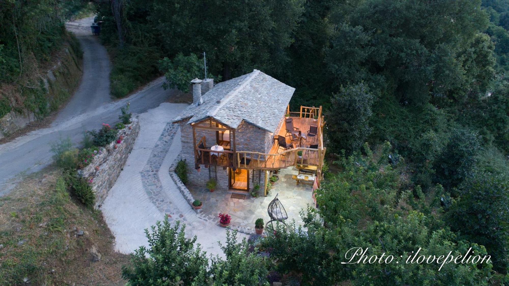 Aristoteli'S Stone House Makrirrakhi Exterior photo