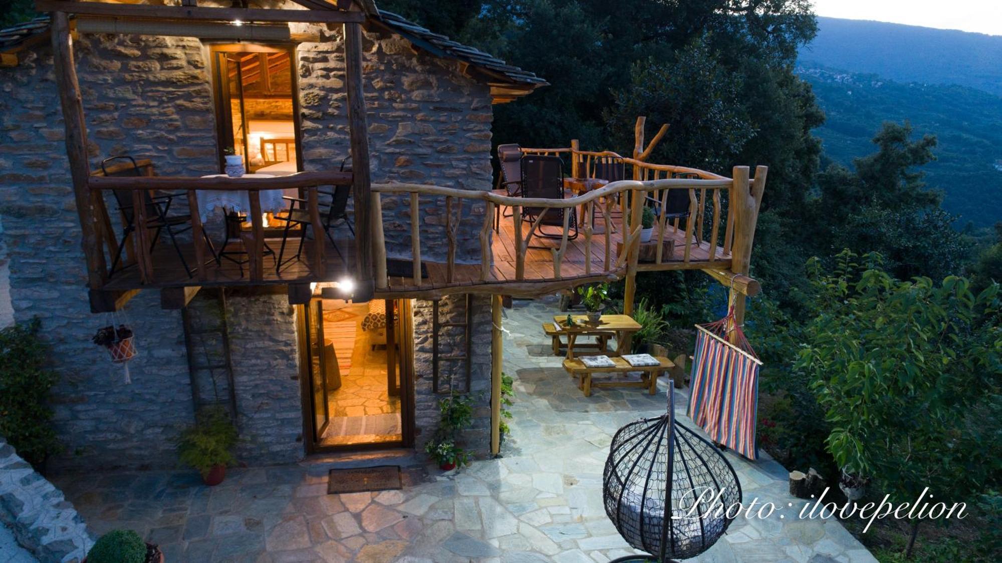 Aristoteli'S Stone House Makrirrakhi Exterior photo